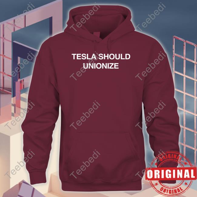 Tesla Should Unionize Hoodie - Teebedi